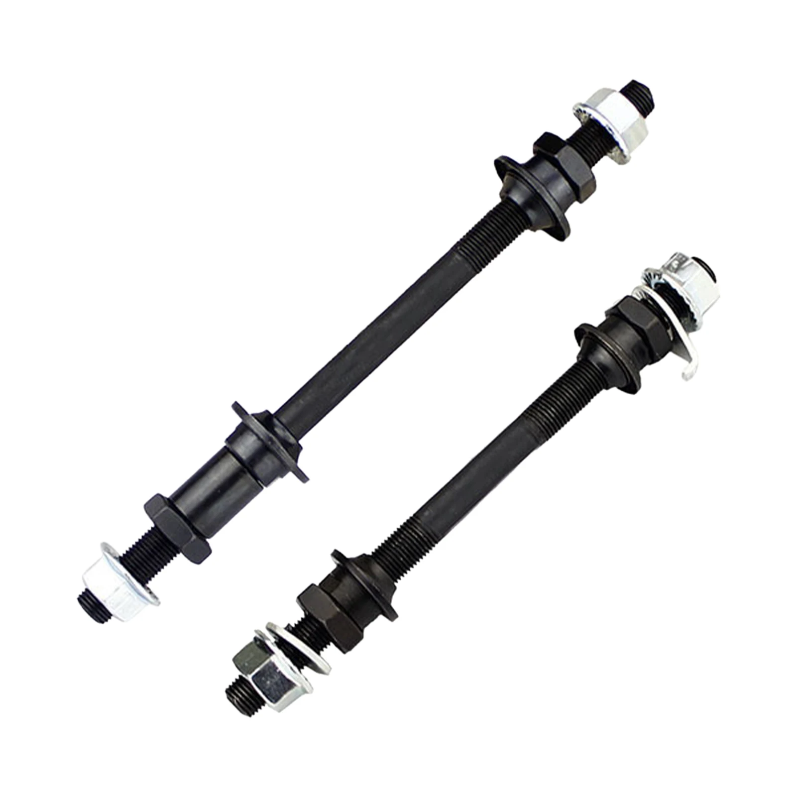 

2pcs Front Rear Steel Accessories Universal Practical Cycling Repair MTB Road Bike Wheel Hub Axle Easy Install Solid Spindle