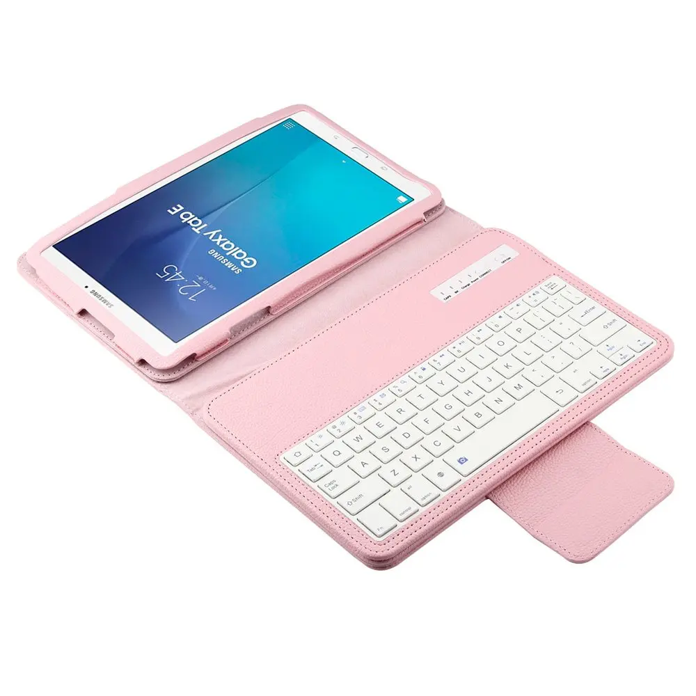 Magnetic Coque For Samsung Galaxy Tab E 9.6 T560 Case with Keyboard PU Removable Cover | Компьютеры и офис