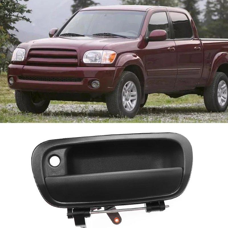 Black Rear Tail Gate Handle Rear Trunk Door Handle 69090-0C010 Fit for Toyota Tundra 2000 2001 2002 2003 2004 2005 2006 100%New