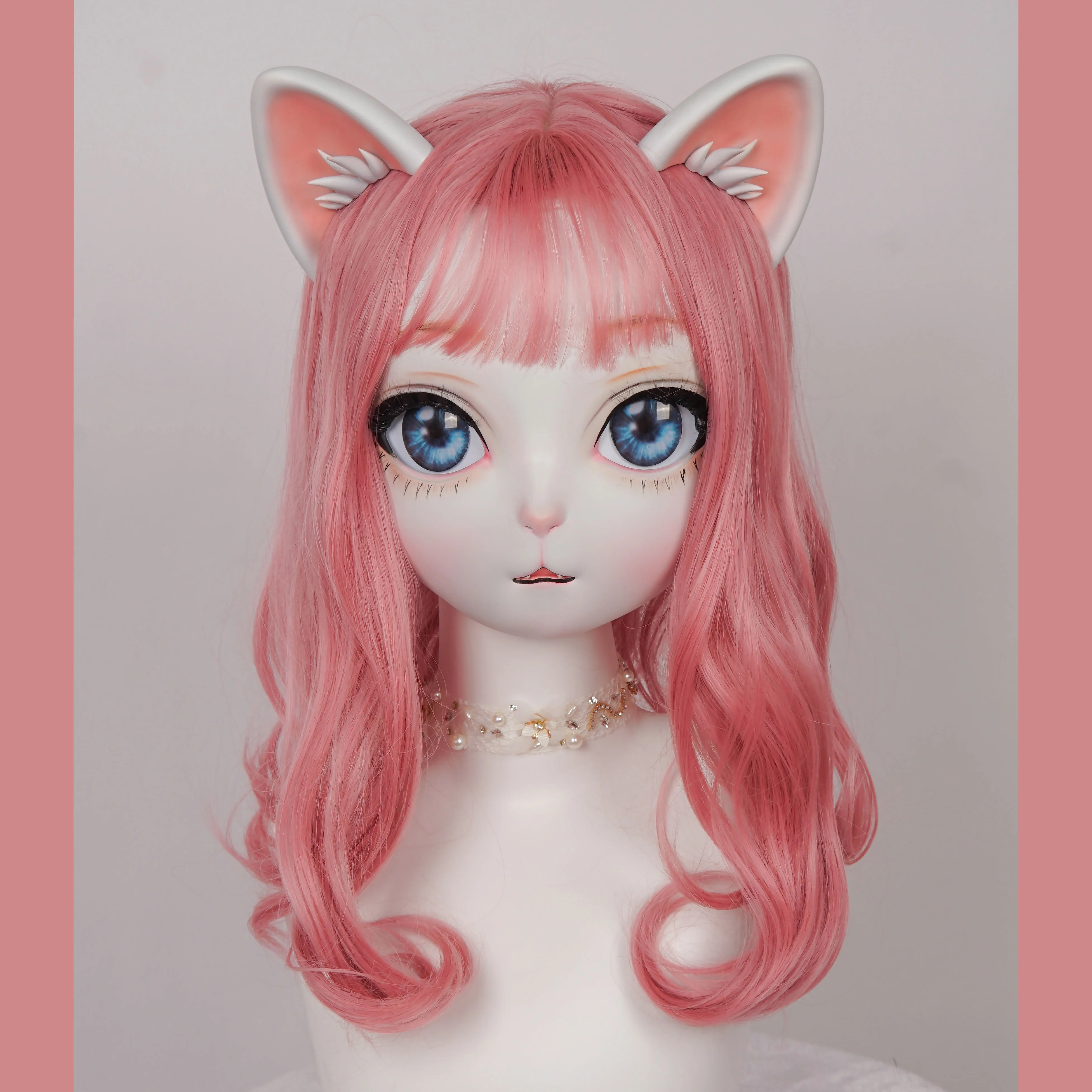 (HD04) женская маска Lilith с милым котенком девочка смола полная голова косплей