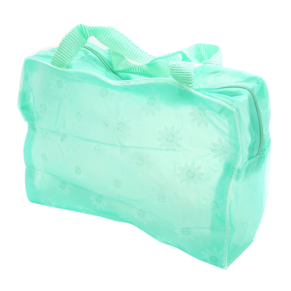 Новое поступление сумки для макияжа с цветочным принтом прозрачные