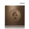 Бытовой матовый переключатель розетка панель 5 отверстий USB разъем 16A кондиционер розетка 1 банда 2 банды 3 банды 4 банды 1 способ 2 способ переключатель