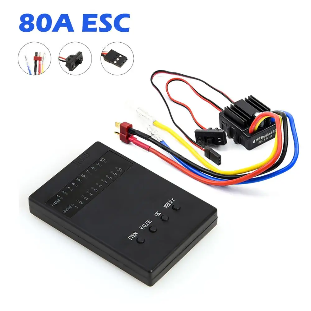 80A ESC WP 880 1/10 1/8 гусеничный кисточки ED 1080 электронный Скорость контроллер