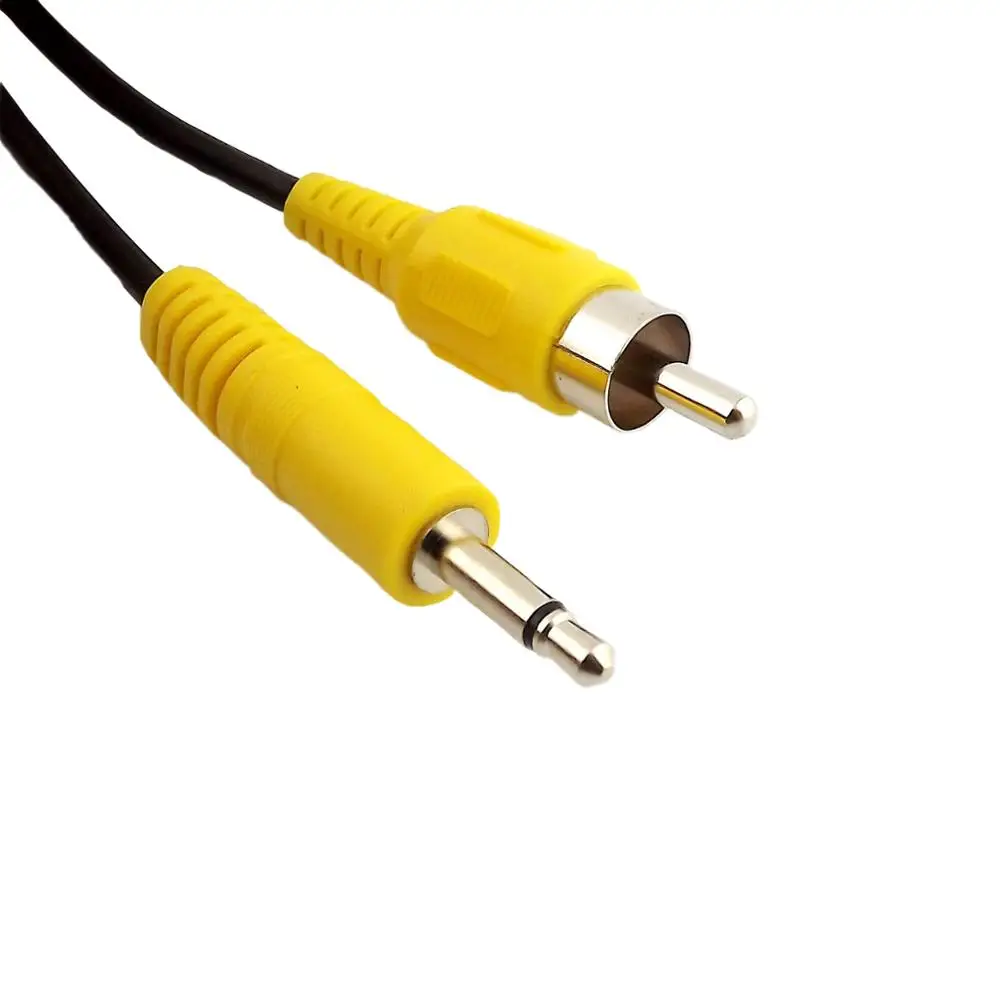 10x 3.5mm 1/8" Mono Male Plug to Single RCA Phono Audio Video Adapter Connector Cable Nickel Plated 5ft/1.5m | Электроника