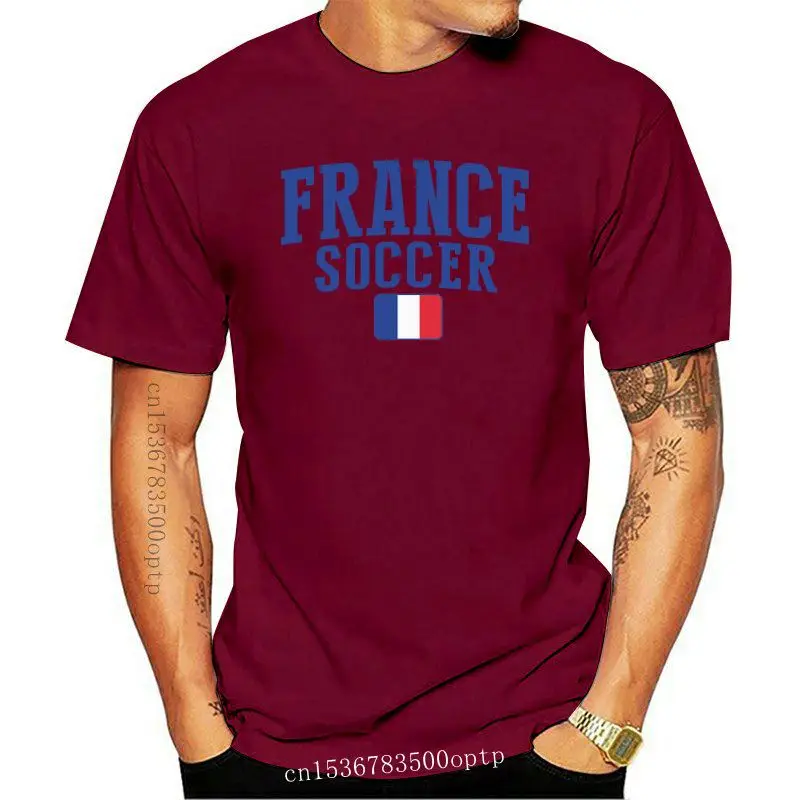 

Design 2021 2021 Brand T Shirt Men Hip Hop Men Casual France Team Soccers T-shirt Adults Men's Soccers 100% Cotton Any Sport
