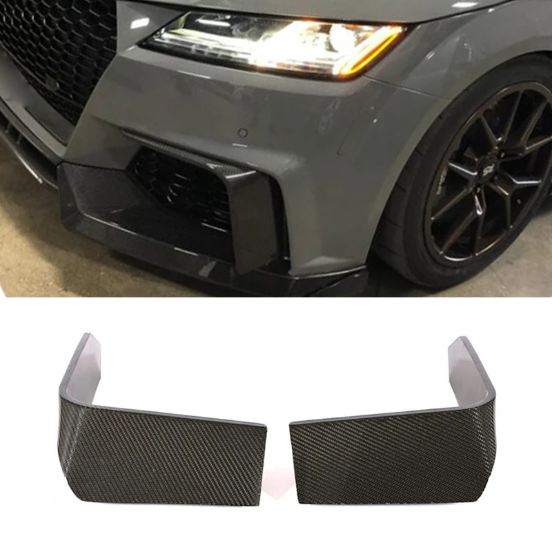 Туман светильник крышка сплиттер Canard для Audi TT RS 2016-2018 противотуманная фара Cupwings