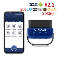 viecar vp005 elm 327 v2 2 bluetooth 5 0 4 0 elm327 pic18f25k80 obd2 scanner for androidios obd 2 car diagnostic auto tool
