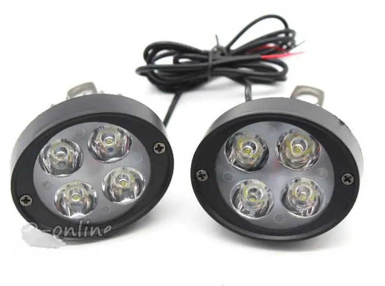 2 шт. светодиодная фара для мотоцикла 12 В лампа гоночного аксессуары