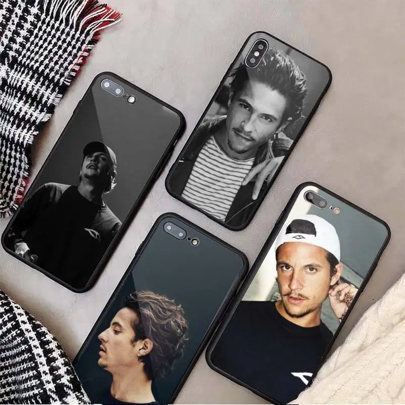 

nekfeu famous rapper Phone Case Tempered glass For iphone 6 7 8 plus X XS XR 11 12 13 PRO MAX mini