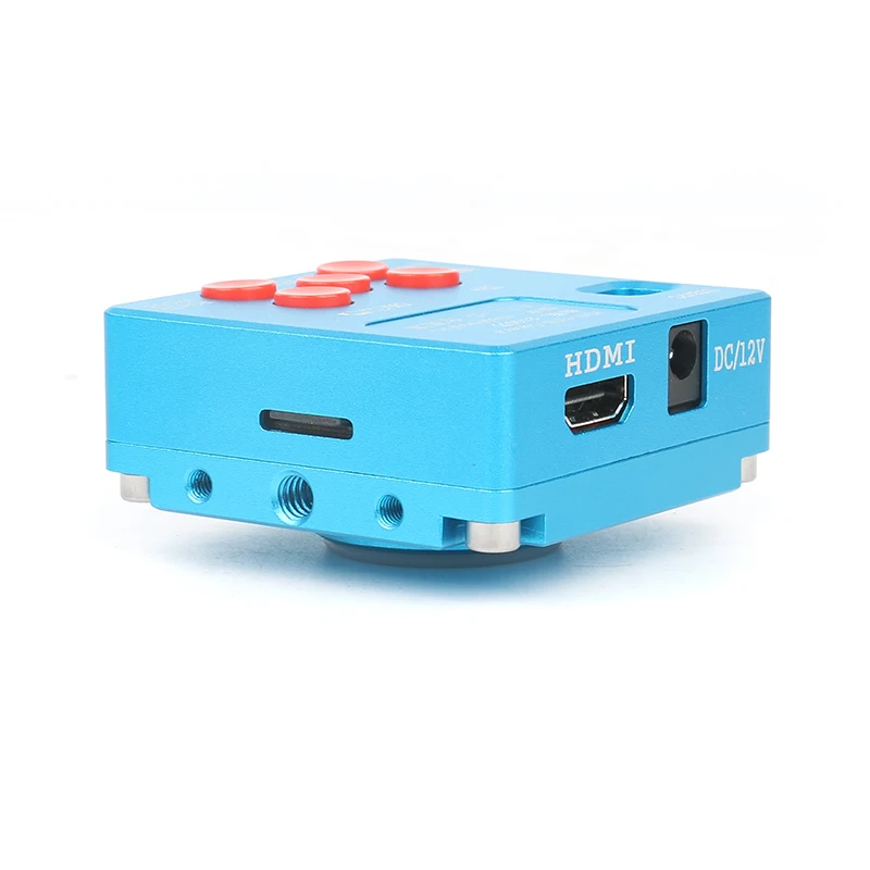 

1080P 30MP 16MP HDMI Industrial Lab PCB Soldering TF Video Microscope Camera + 180X 300X C Mount Lens + 56 LED For PCB Soldering