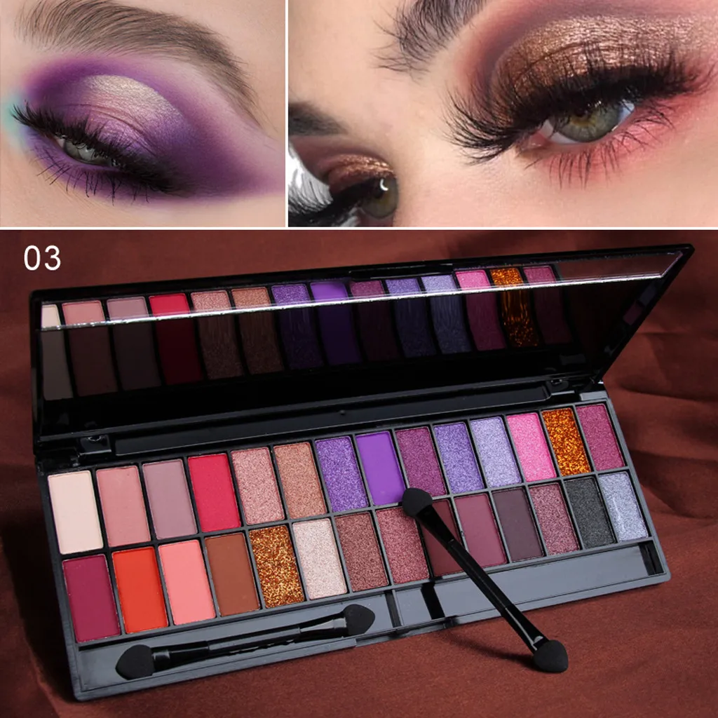 

HAICAR Eye shadow eyeshadow makeup glitter eyeshadow Cosmetic Matte Eyeshadow Cream Makeup Palette Shimmer Set colorful makeup