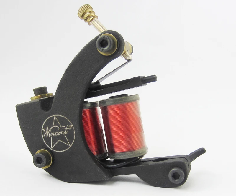 Оригинальная латунная тату машинка с катушкой в Винсенте (стиль B)|Тату-машинки| |