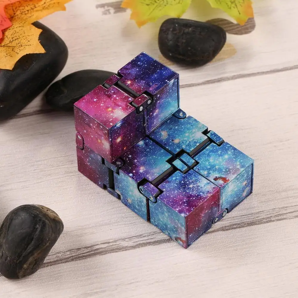 Модная настольная игра игрушка волшебный куб бесконечности мини-игрушка на