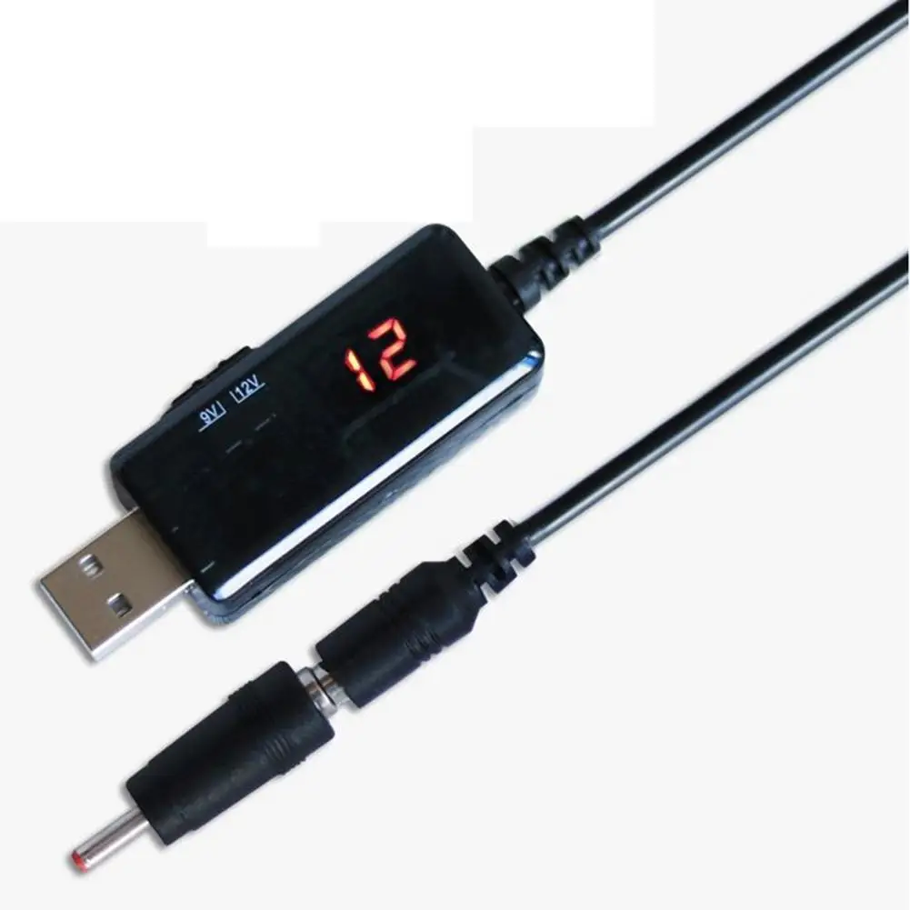 USB повышающий преобразователь постоянного тока от 5 В до 9 в 12 кабель + соединитель