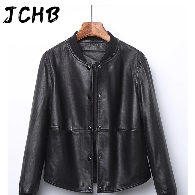 

Free New shipping,Sales.2021 women Genuine jacket.fashion female sheepskin coat,casual comfortable leather loose coat,