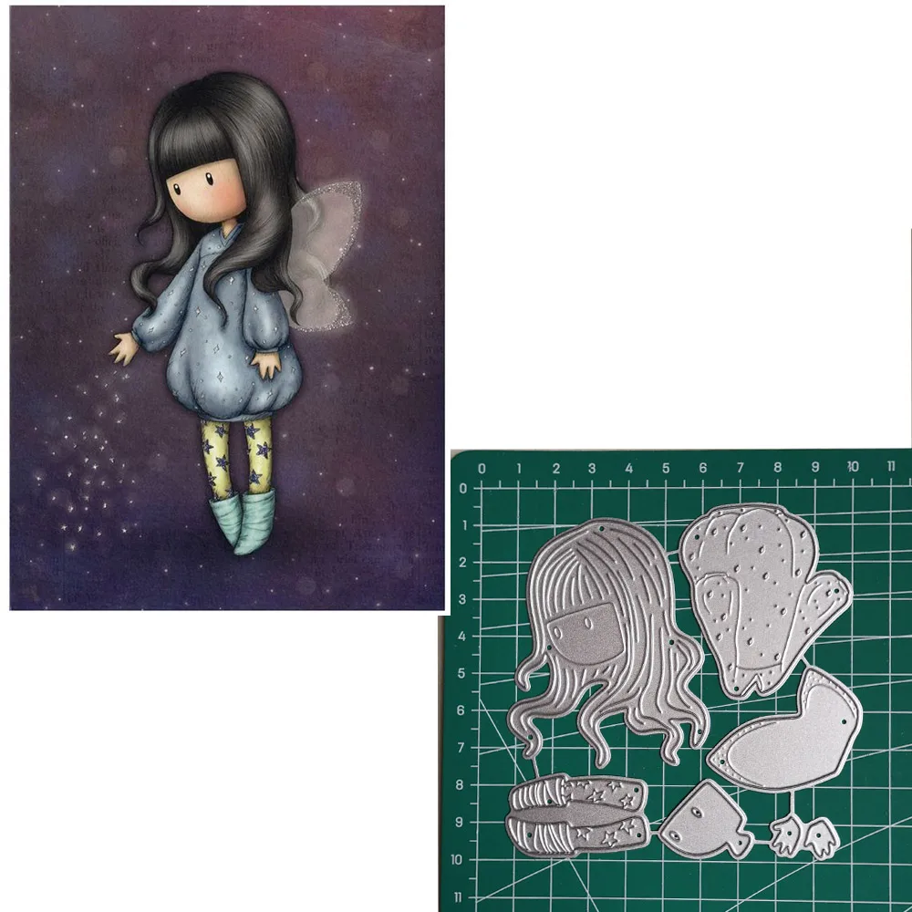 59 крыльев и звезд трафареты для девочек сделай сам скрапбукинг штампы Новые