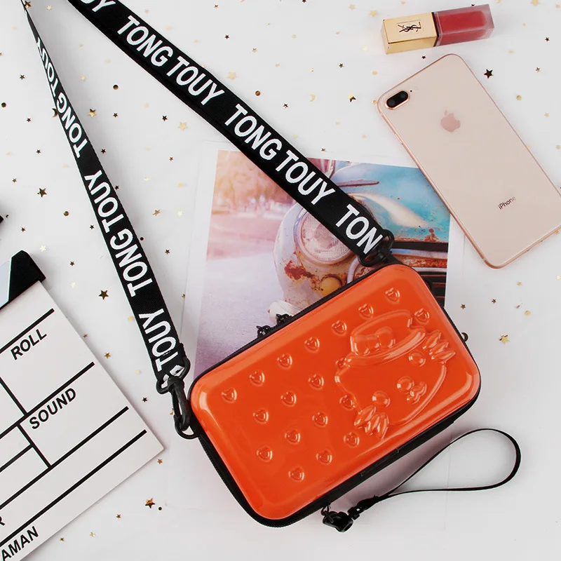 Персональный миниатюрный чемодан модная дизайнерская жесткая оболочка