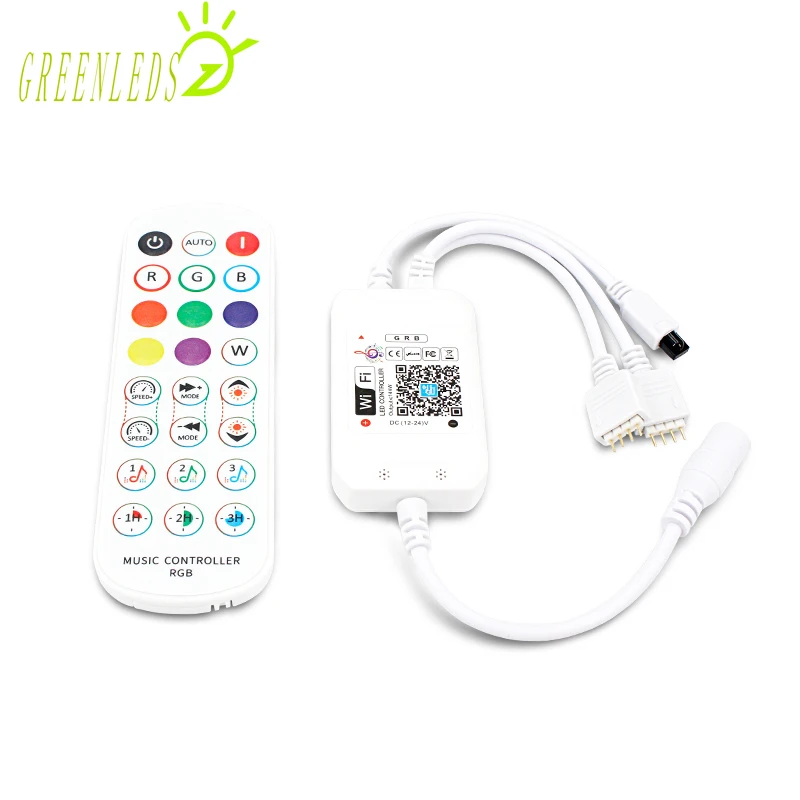 Светодиодные ленты 10 м SMD5050 IP20 RGB цветные с Wi-Fi контроллером включая комплект