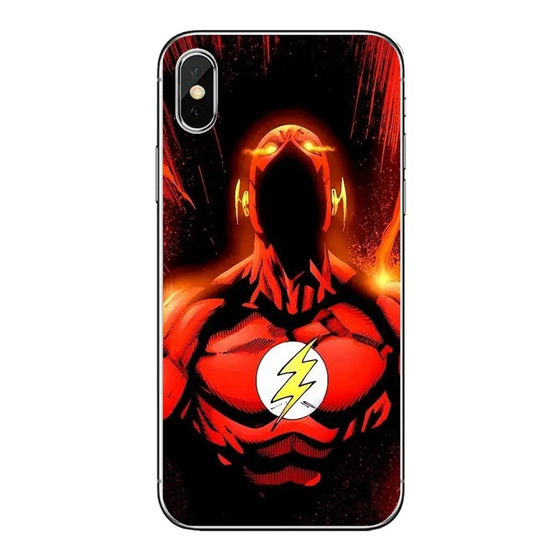 Прозрачный мягкий чехол сумка комиксов коллажей с эмблемой флэш для samsung Galaxy A5 A6 A7