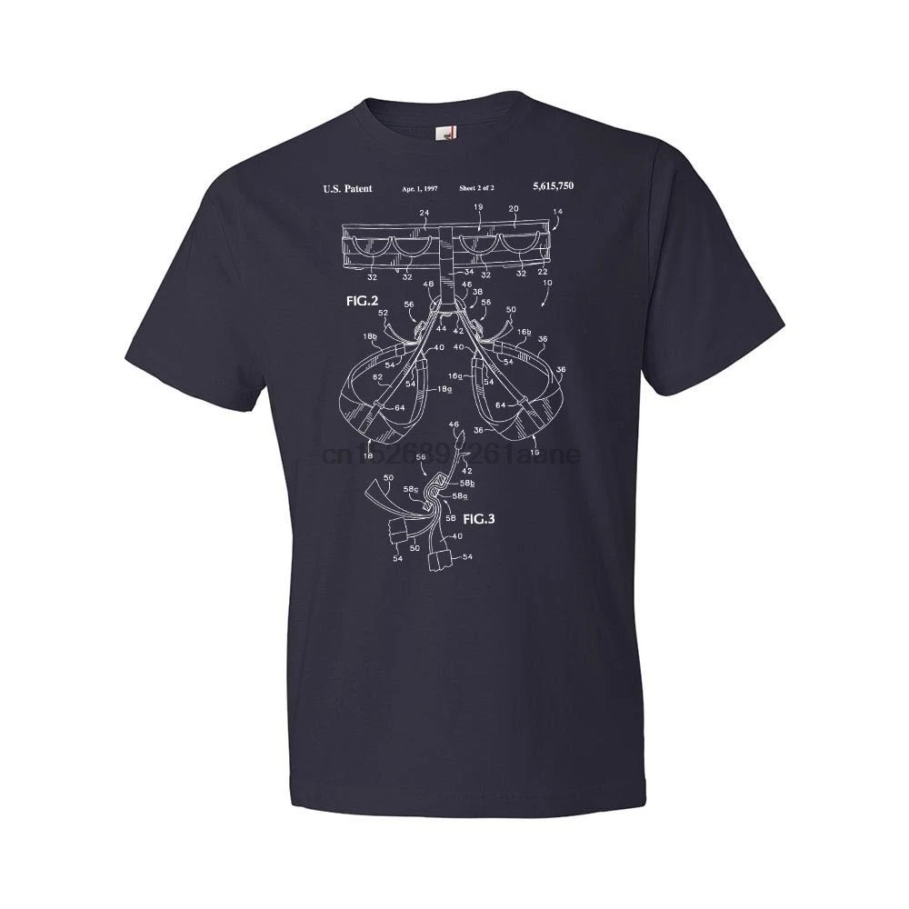 

Rock Climbing Harness Back Side T-Shirt Climber Bouldering Rappel Rappelling T Shirt 2019 Men Fashion Cartoon Character Tees