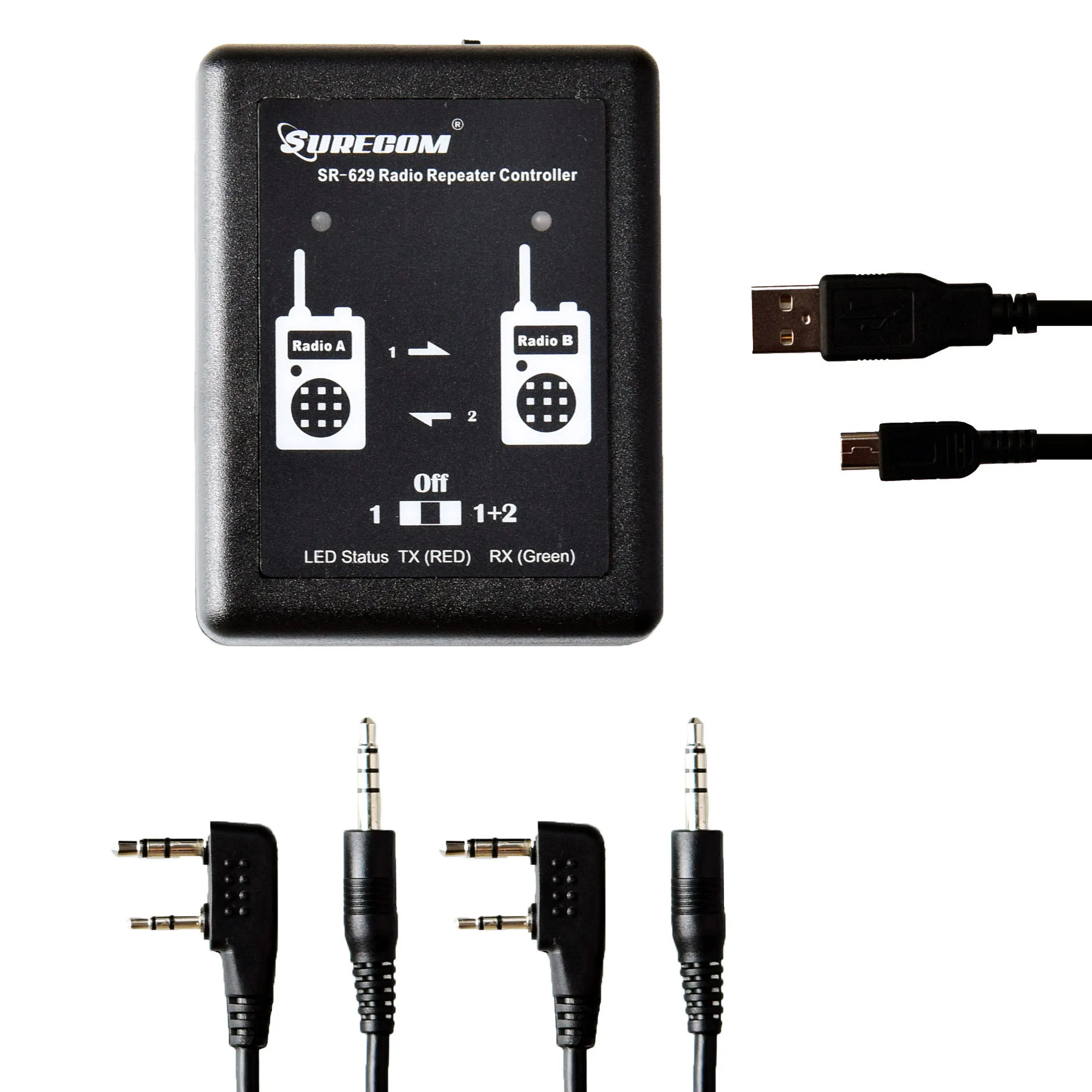 Surecom SR 629 2 в 1 дуплекс радио повторитель сигнала контроллера ремешки крест накрест