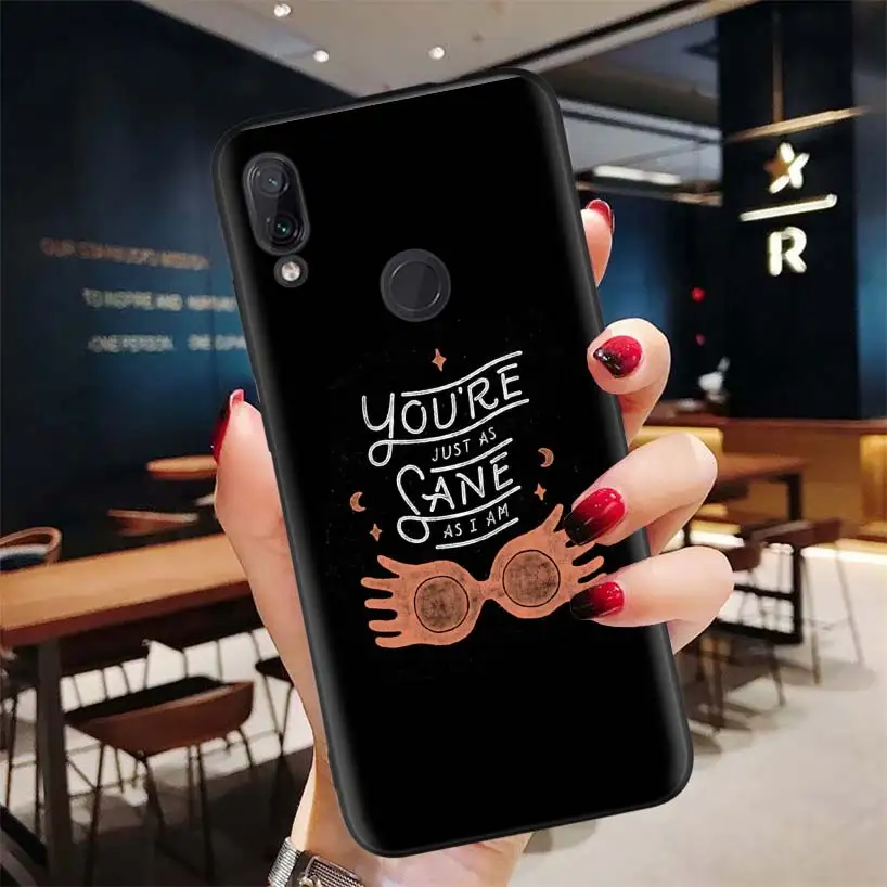 BD180-9 Черный чехол Potter Love для Xiao mi Red mi Note 8 7 7S 7A 6 S2 GO K20 Pro+ 6A mi 6X 5X A1 CC 9 8 мягкий чехол для телефона - Цвет: BD180-9