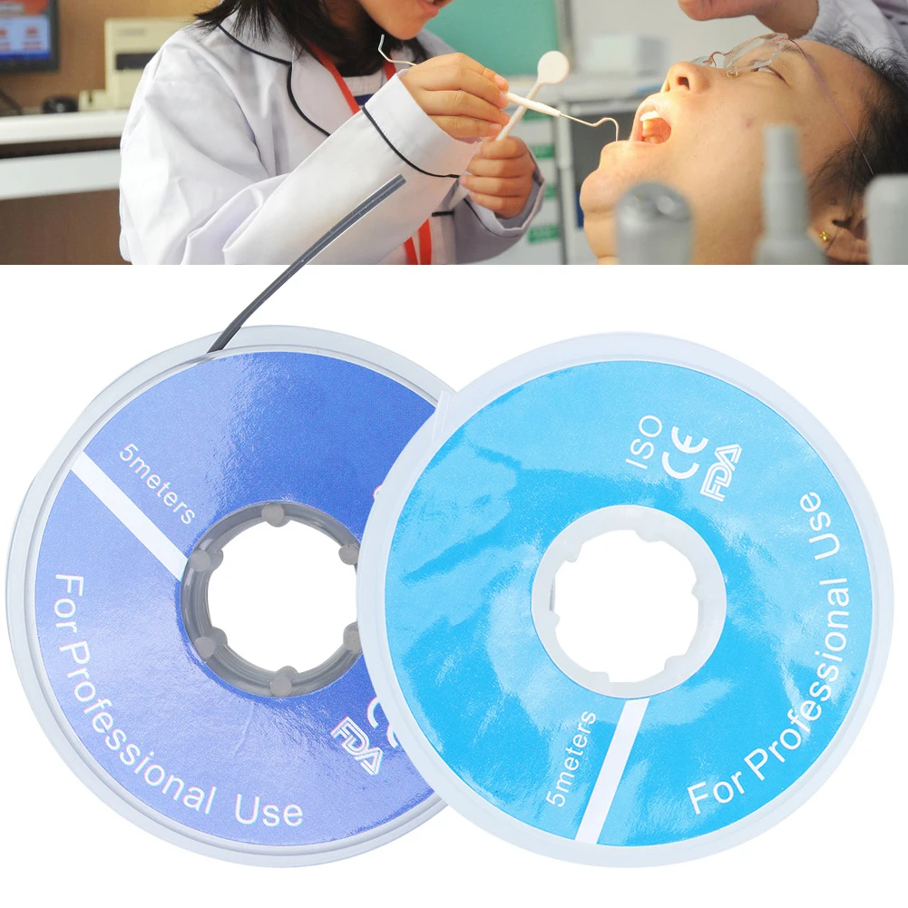 

5m Professional Soft Dental Orthodontic Arch Wire Sleeves Dental Tool Accessory Nitinol Protective Sleeve Prevent Pollution Odor