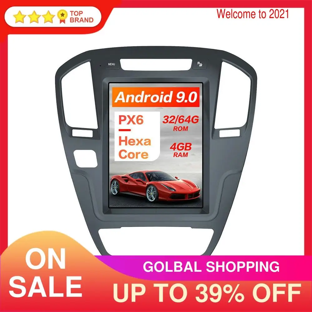 Android 9 0 4 + 64 Гб вертикальный экран автомобильный аудио GPS навигация для Opel Insignia 2008 13
