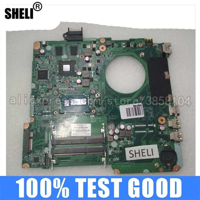 Материнская плата SHELI для HP 15-N028TX 15-N с I5-4200U DA0U82MB6D0 736377-001 736377-501 | Компьютеры и офис