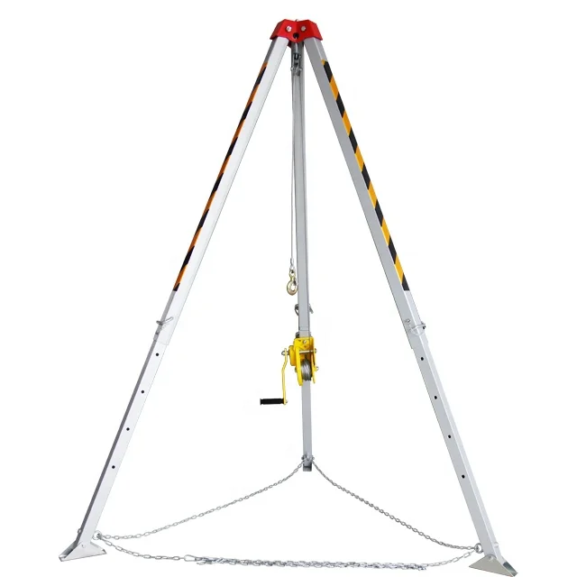 

Confined Space Rescue Tripod with Self-lock Aluminum alloy rescue tripod
