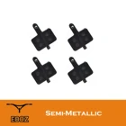 Велосипедные тормозные колодки, 4 пары, для Shimano B01S, MT200, M400, MT500, M315  M525 Acera, Alivio Deore, Orion, Auriga Pro, металлический диск