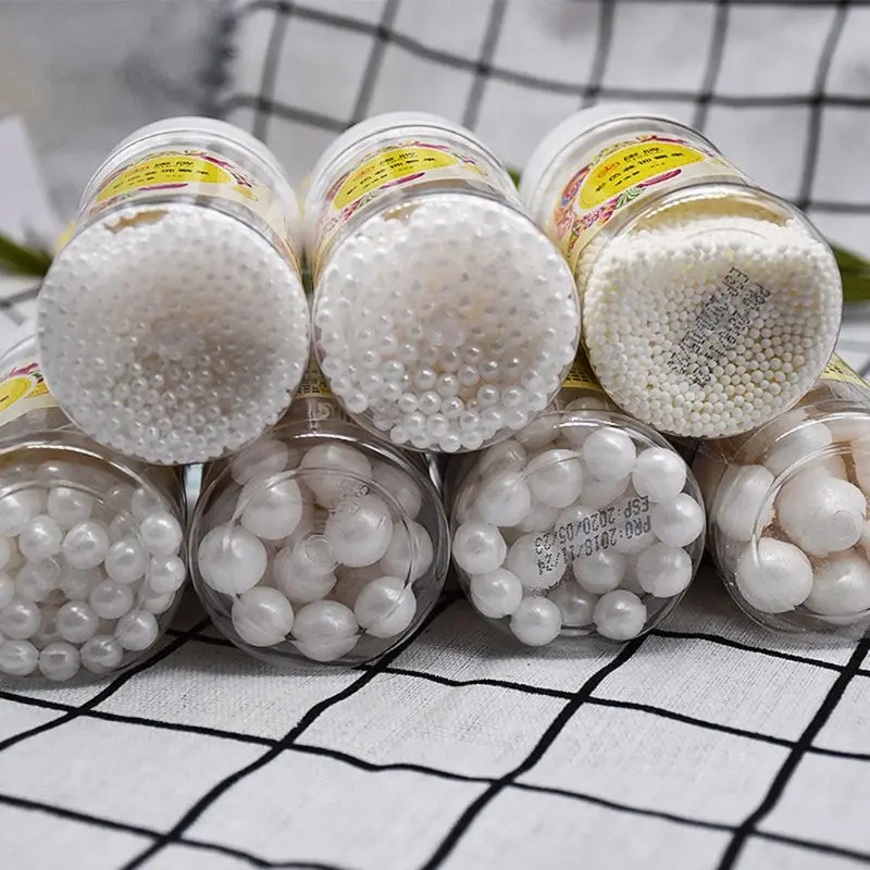 85 г украшение для торта белый жемчуг банка Pearldy Sugar съедобные бусины мороженое