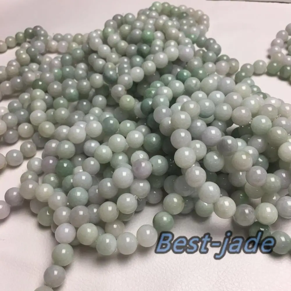 10 шт./партия 5 мм класс нефрит тип камень ледяной Бирма желтый белый зеленый