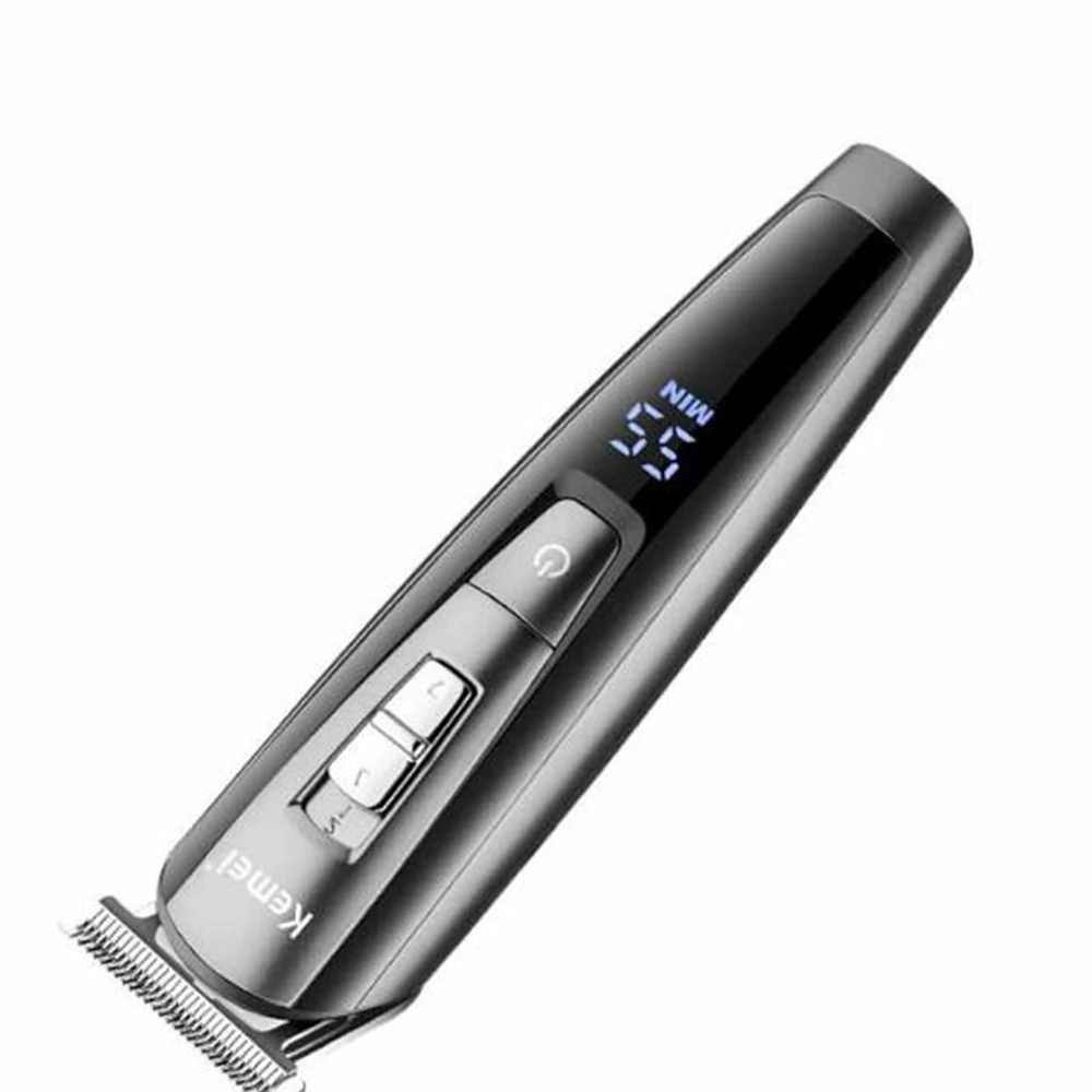 WEIDZ Профессиональный цифровой триммер для волос перезаряжаемая электрическая
