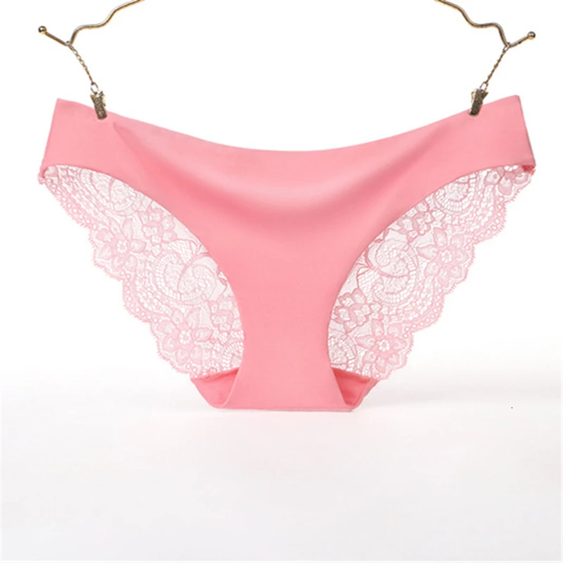 Watermelon red Woman Panties Ladies Underwear Sexy Lace Plus Pantyhose Transparent Low Rise Cotton Briefs Intimates New Hot on Sale - Цвет: Watermelon red