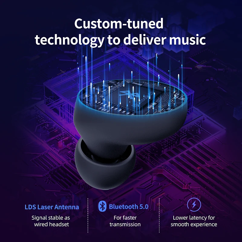 SOMiC W10 наушники вкладыши TWS Bluetooth 5 0 Беспроводной спортивные гарнитуры СПД