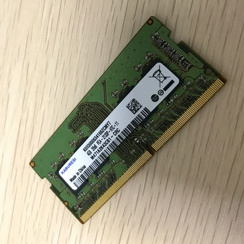 

Kaburesi 4G DDR4 RAM 1.2V 260-Pin Notebook Memory Module Suitable for Notebook Computers (Universal)