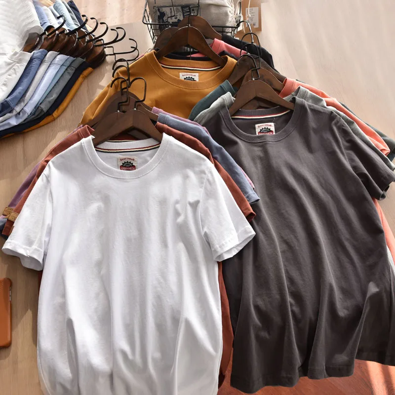 2021 New Arrival Short Sleeve European and American Men's T-shirt Plus Size High Quality Tops Tee for Promotion Wholesale T Sale