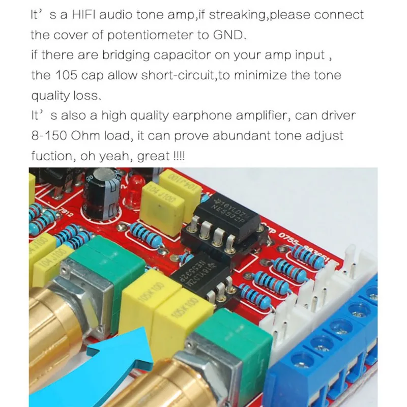 Аксессуары для усилителей HIFI тон плата предусилителя доска усилитель декодер