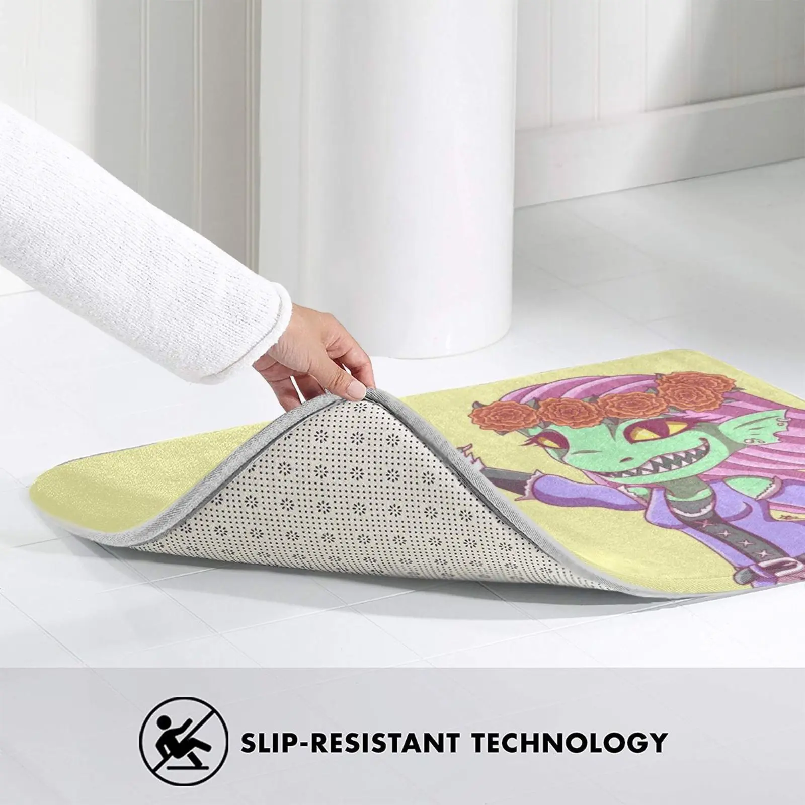 

Lorelei Carpet Mat Rug Cushion Soft Non - Slip Dnd Dragonborn Bard Cute Chibi