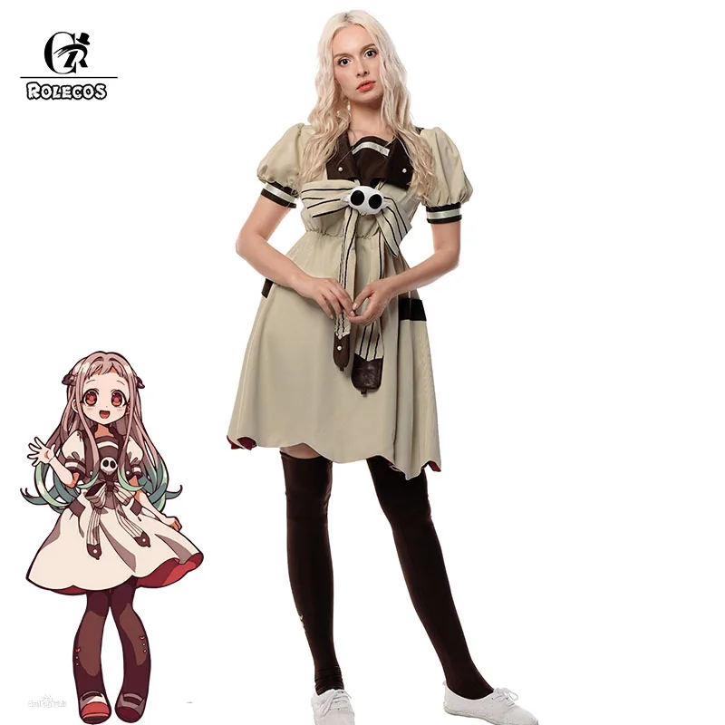 

Женские костюмы для косплея ROLECOS в стиле аниме «Ханако-кун», с носками