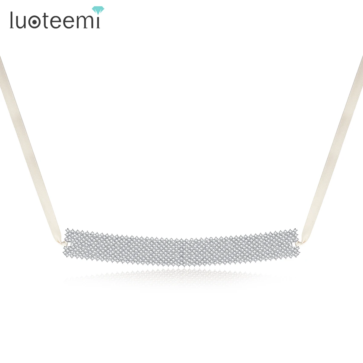 LUOTEEMI Chain Necklace for Women Vintage Multiple Layer Choker Collares De Moda 2021 Cubic Crystal Jewelry Free Shipping Bijoux