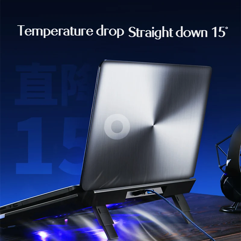 Llano турбо кулер для ноутбука Подставка охлаждающая рамка регулировка угла