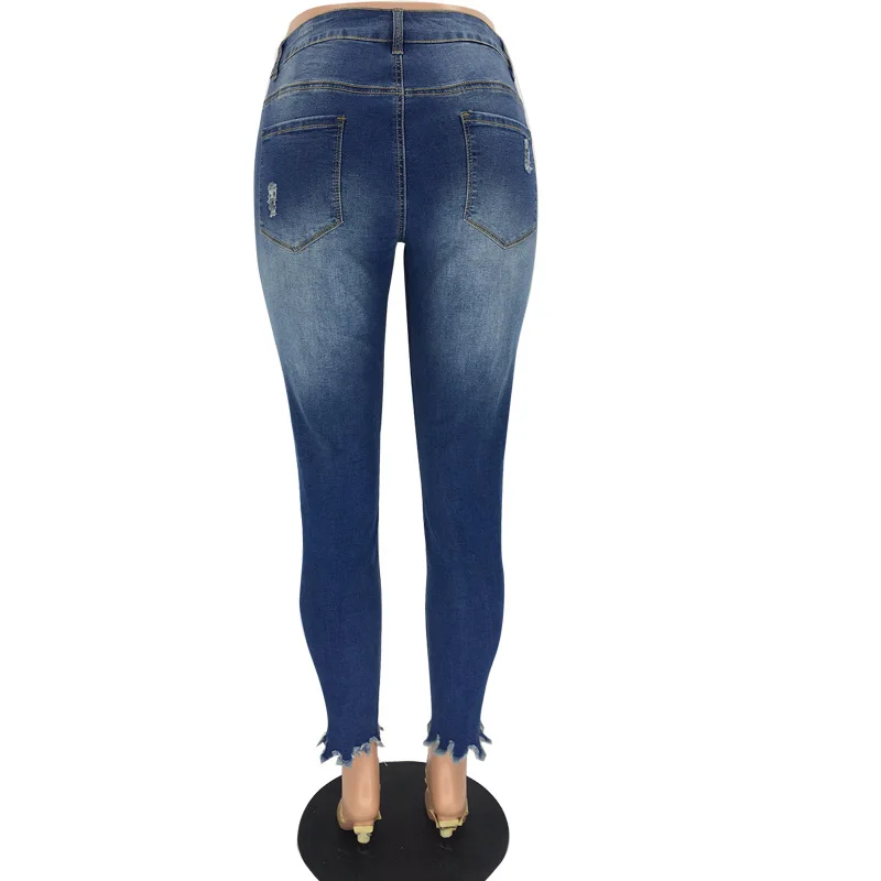 

Source Factory Big size Women's Pants Fashion Classic Slim Fit Jeans for lady