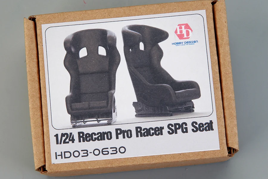 

1/24 Resin Retrofit For Car Models Hobbydesign HD03-0630 1/24 Recaro Pro Racer SPG Seats Resin+Decals+PE Car Model Modifications
