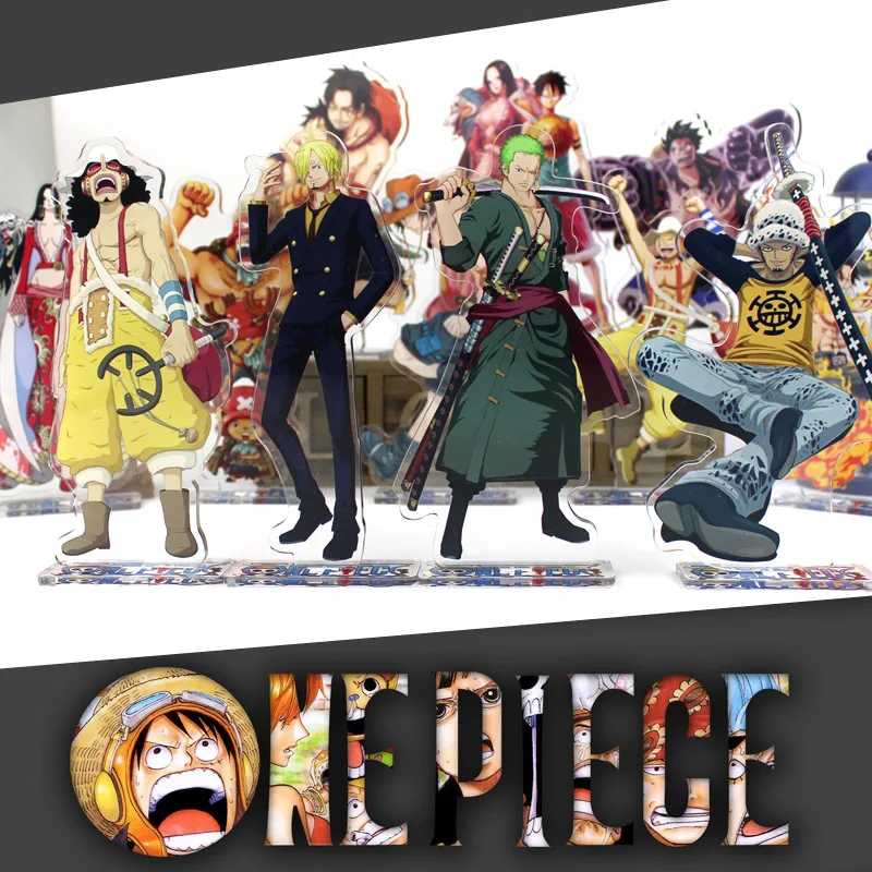 

Japan Anime ONE PIECE Acrylic Figure Stand Model Plate Desk Decor Cosplay Xmas Keychain