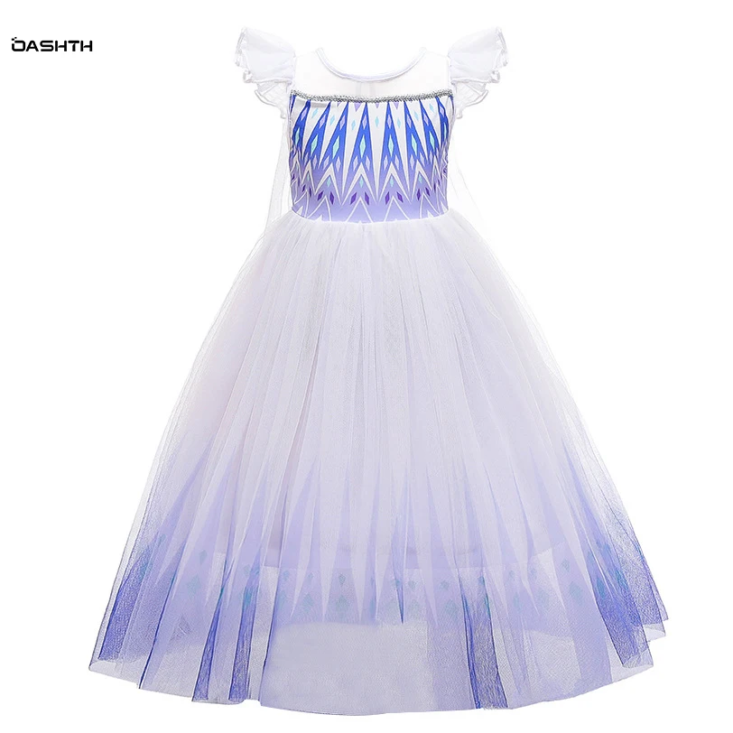 

OASHTH New children's skirt Aisha princess dress children's dress fluffy dress girl long skirt costume