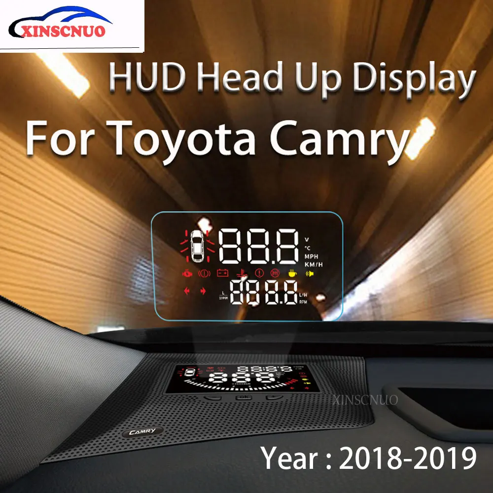 Автомобильный дисплей XINSCNUO OBD с бортовой передачей данных для Toyota Camry 2006 2019