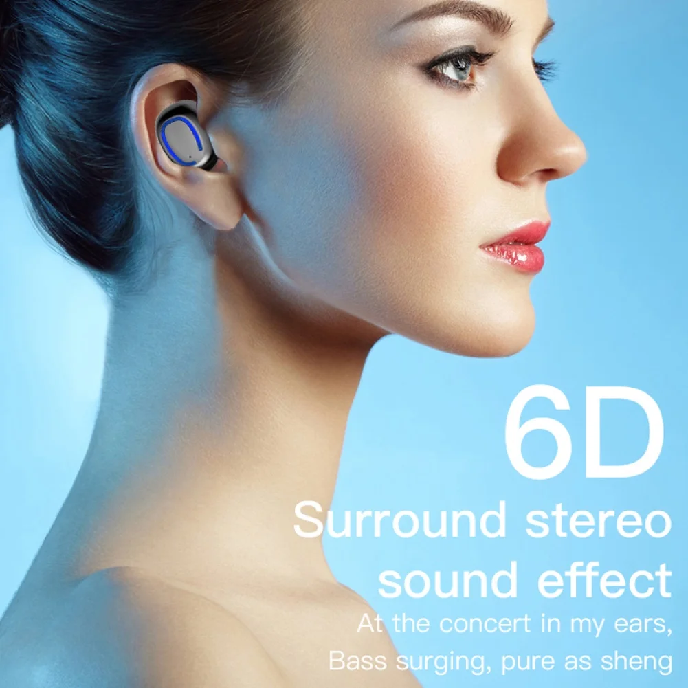 X11 портативный TWS беспроводной Bluetooth 5 0 мини-наушники-вкладыши Наушники с зарядным