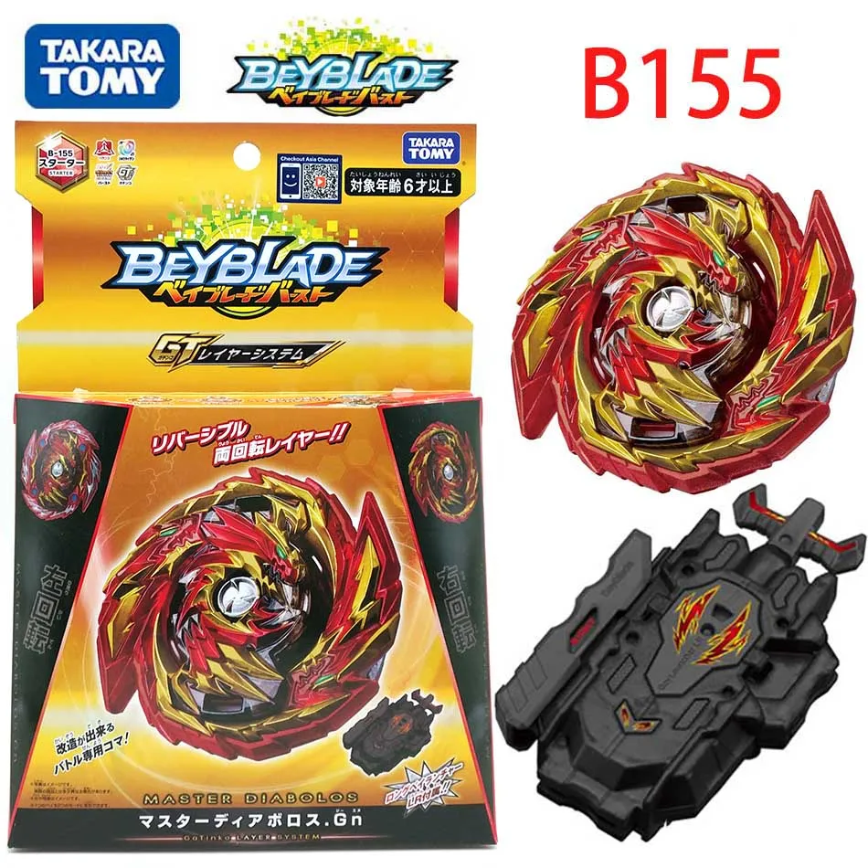 Оригинальные оригинальные Такара Tomy beyblade Burst GT B-155 Lord evil dragon Blaster gyros bayblade b155